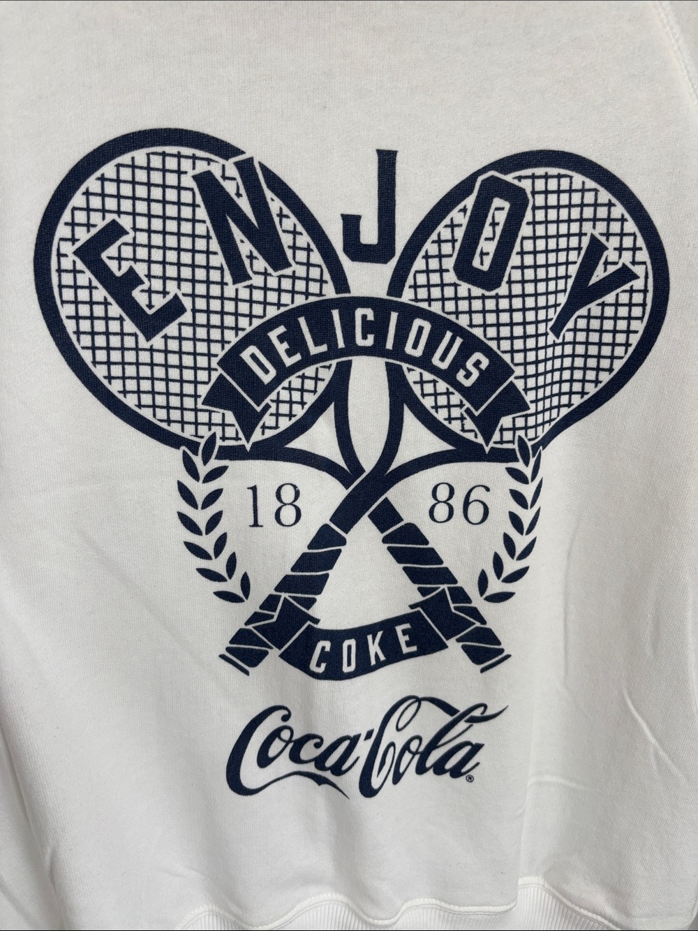 WILDFOX x COCA COLA | Enjoy Delicious Coke Sommers Sweatshirt - Picture 3 of 9